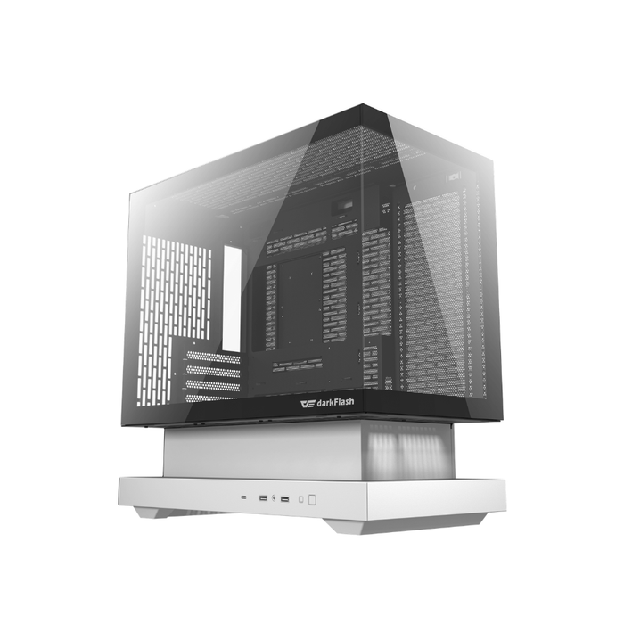 Darkflash  Floatron F1  PC Case ARGB Mid White