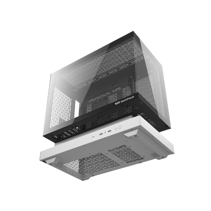 Darkflash  Floatron F1  PC Case ARGB Mid White