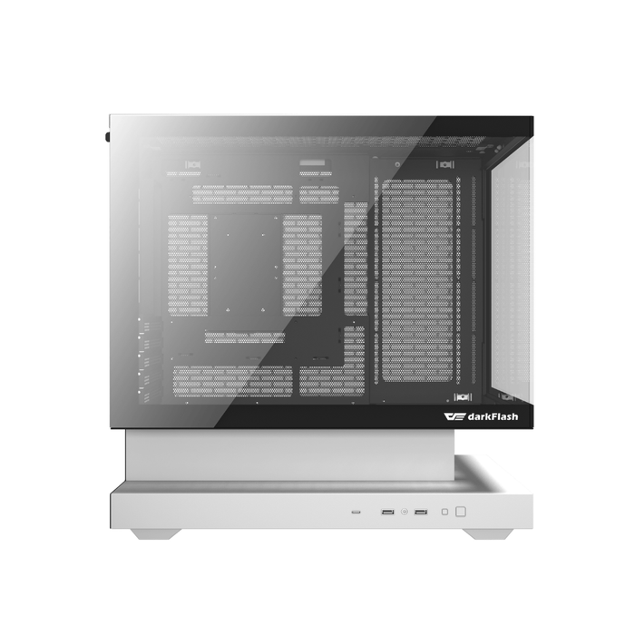 Darkflash  Floatron F1  PC Case ARGB Mid White