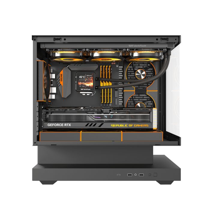 Darkflash F1 PC Case ARGB Mid Black