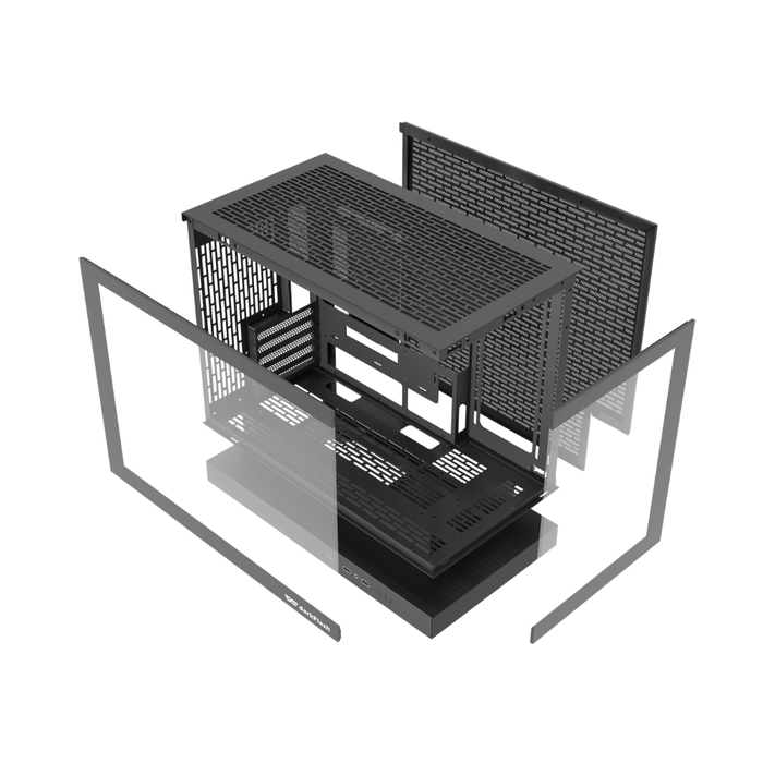 Darkflash F1 PC Case ARGB Mid Black