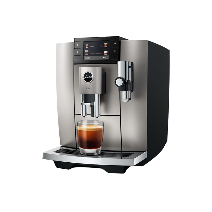 Jura Fully Automatic Espresso Coffee Machine E8 1.9L Silver