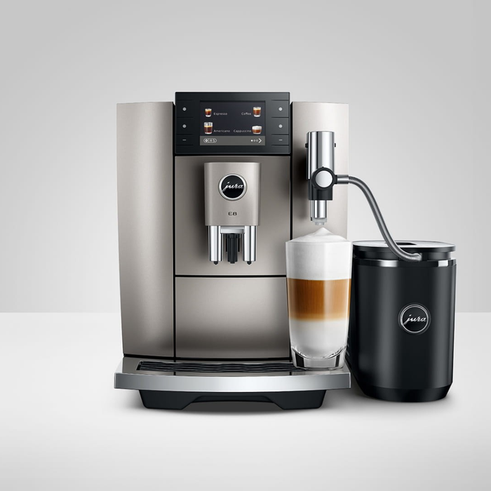 Jura Fully Automatic Espresso Coffee Machine E8 1.9L Silver