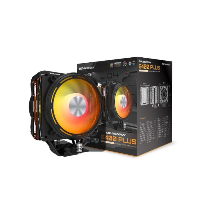Darkflash Air CPU Cooler Explore E400 Plus