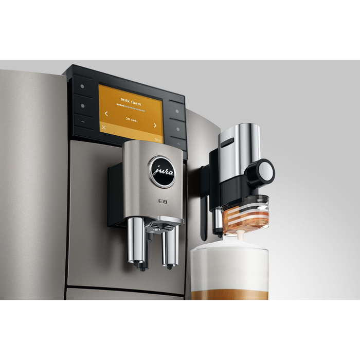 Jura Fully Automatic Espresso Coffee Machine E8 1.9L Silver