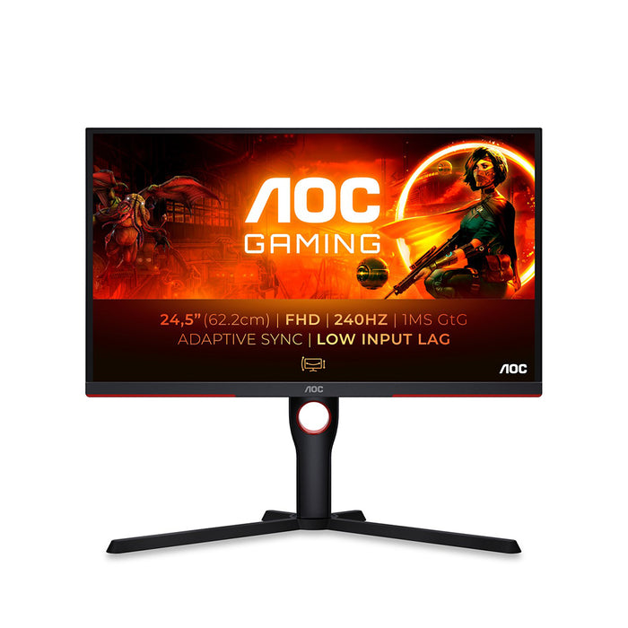 AOC Gaming Monitor 25G3ZM/BK 24.5" FHD 240Hz