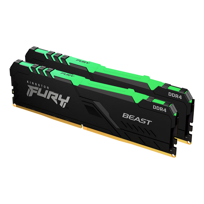 Kingston Ram Fury Beast RGB 32GB (2x16GB) DDR4 3200