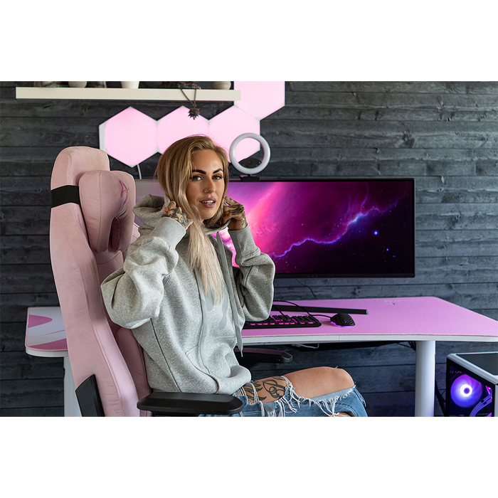 Arozzi Vernazza Supersoft Pink Gaming Chair