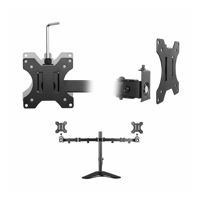 ACT Dual Desk Mount Stand 32"