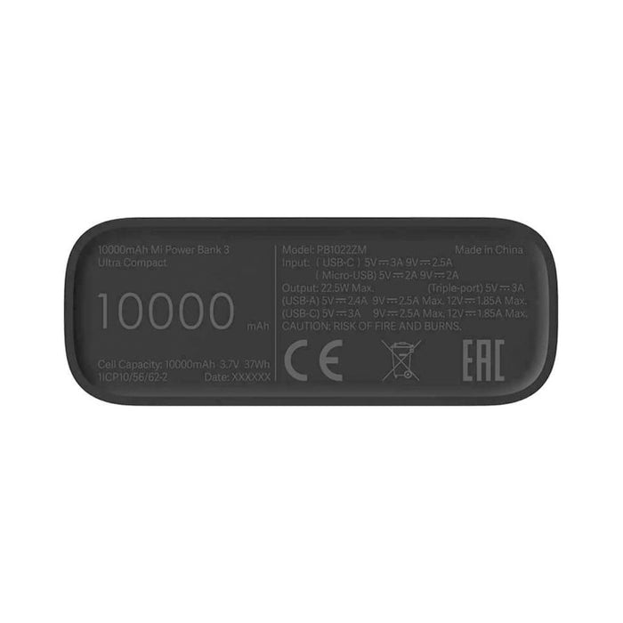 Xiaomi Mi PowerBank 3 Ultra Compact 10000mAh