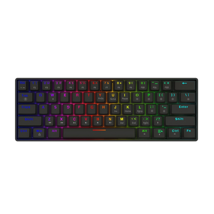 Savio Blackout X2 Peach Wired Gaming Keyboard Black