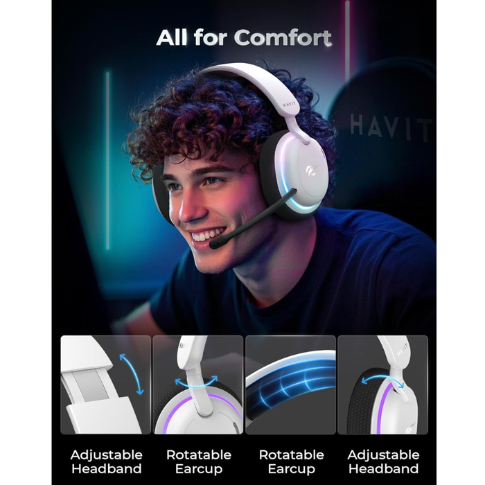 Havit Fuxi-H7 Gaming Headset White