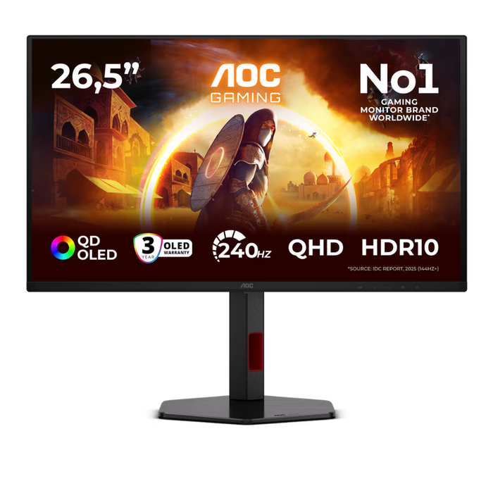 AOC Gaming Monitor Q27G4ZDR 26.5" QHD 240Hz