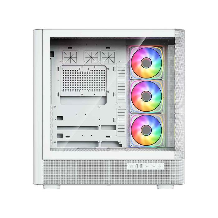 Modecom PC Case Volcano AQ500 ARGB Midi White
