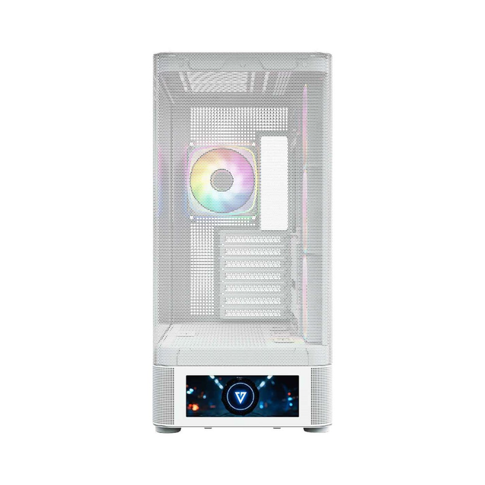 Modecom PC Case Volcano AQ500 ARGB Midi White