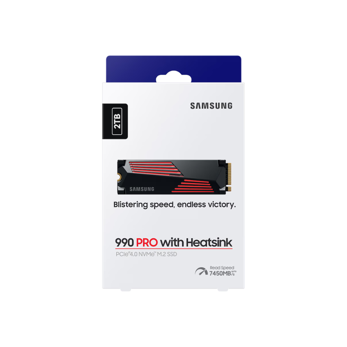 Samsung SSD 990 Pro M.2 NVMe 2TB with Heatsink