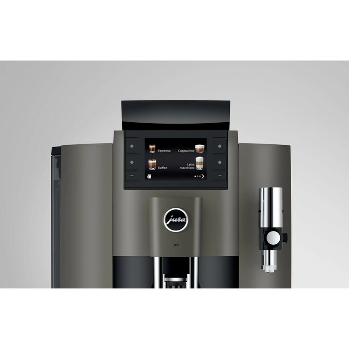 Jura Dark Inox Espresso Coffee Machine W8 Black