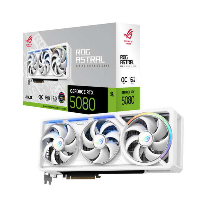Asus ROG Astral GeForce Gaming RTX 5080 OC 16GB White
