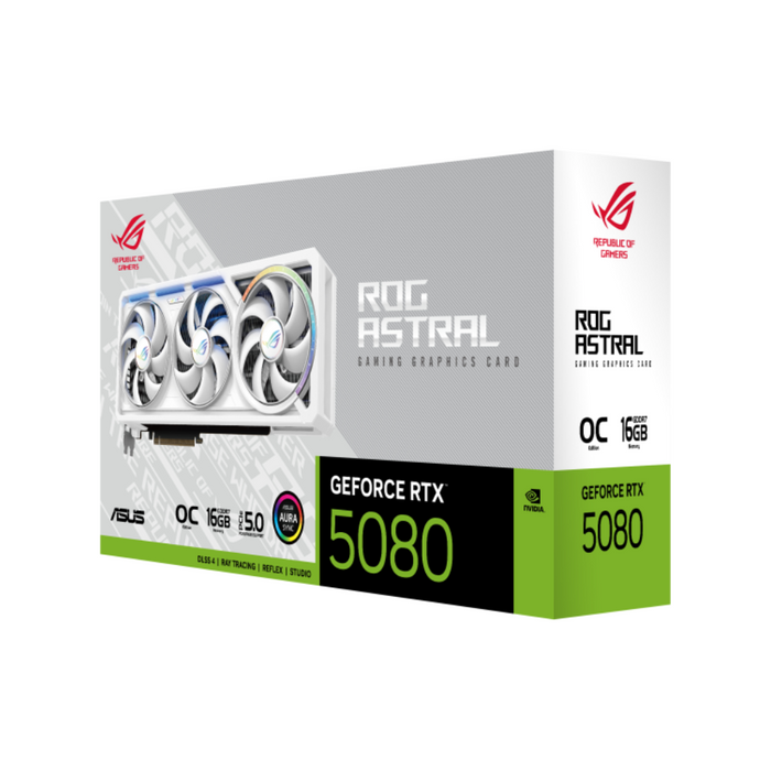 Asus ROG Astral GeForce Gaming RTX 5080 OC 16GB White