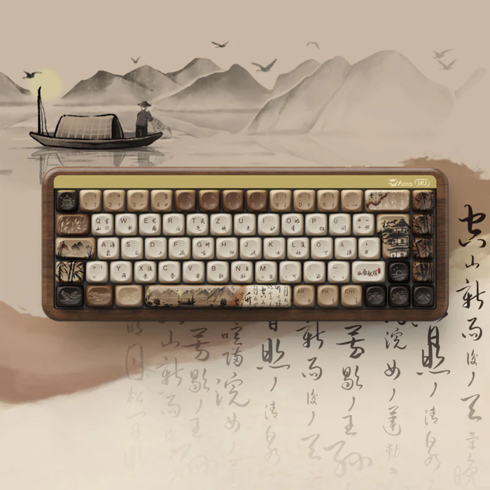 Akko Mechanical Wireless Wooden Keyboard MU01 Mountain Seclusion