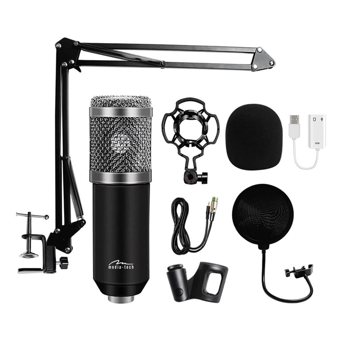 Media Tech Microphone and Accessories Studio Kit MT397S