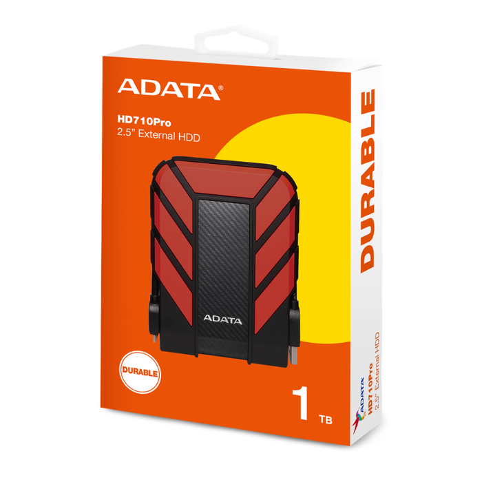 Adata External HDD HD710 Pro 1TB Red