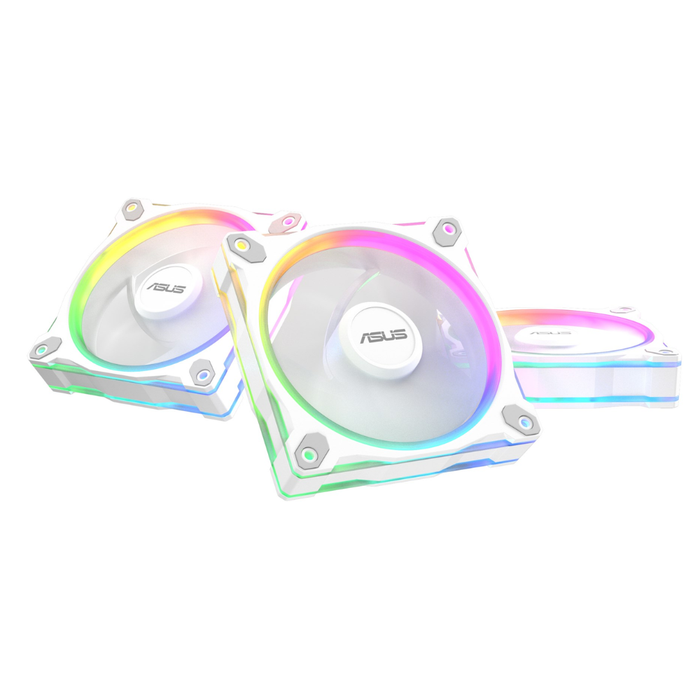 Asus Prime Fan MR120 ARGB Triple Pack 120mm White