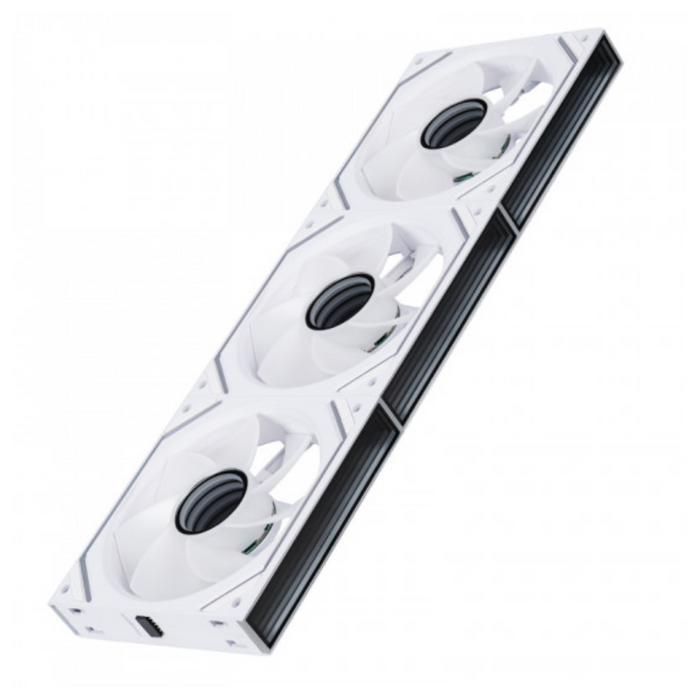 AsiaHorse Fans Dawn Pro Triple Pack 120mm White