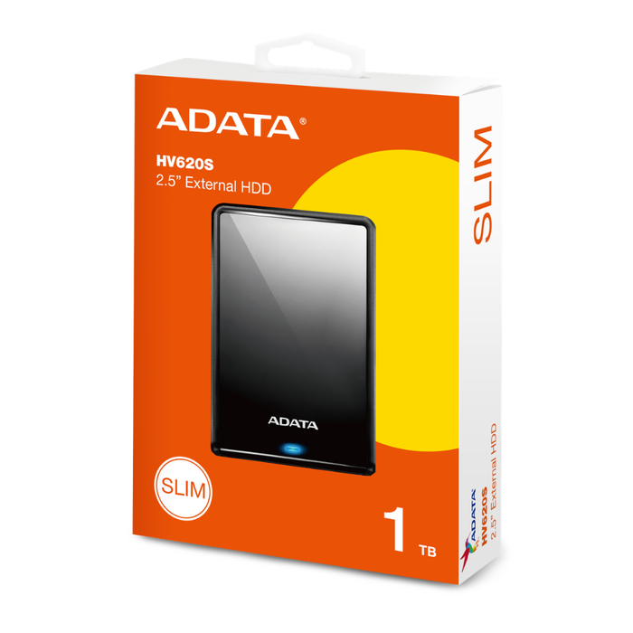 Adata External HDD HV620S 1TB Black