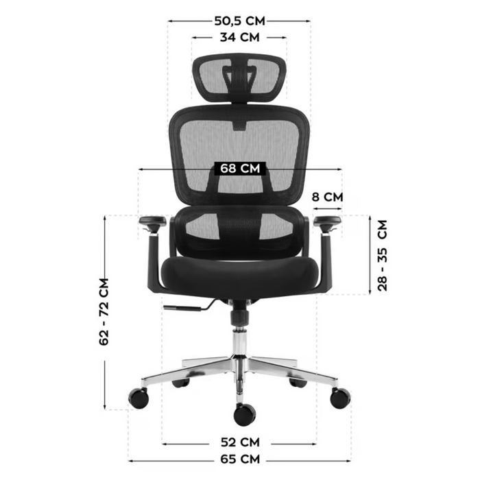 Mark Adler Expert 4.3 Ergonomic Chair Black