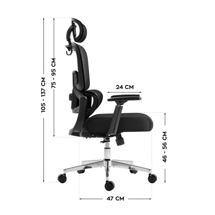 Mark Adler Expert 4.3 Ergonomic Chair Black