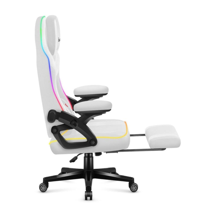 Huzaro Force 4.6 RGB Mesh White Gaming Chair