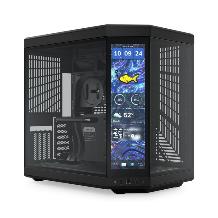 HYTE PC Case Y70 Touch Infinite Pitch Black