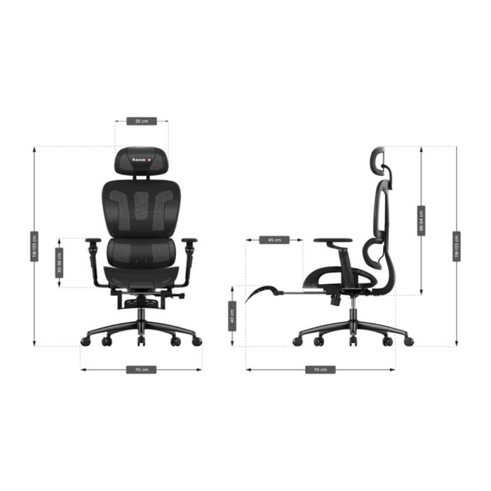 Huzaro Combat 7.9 Gaming Chair Black