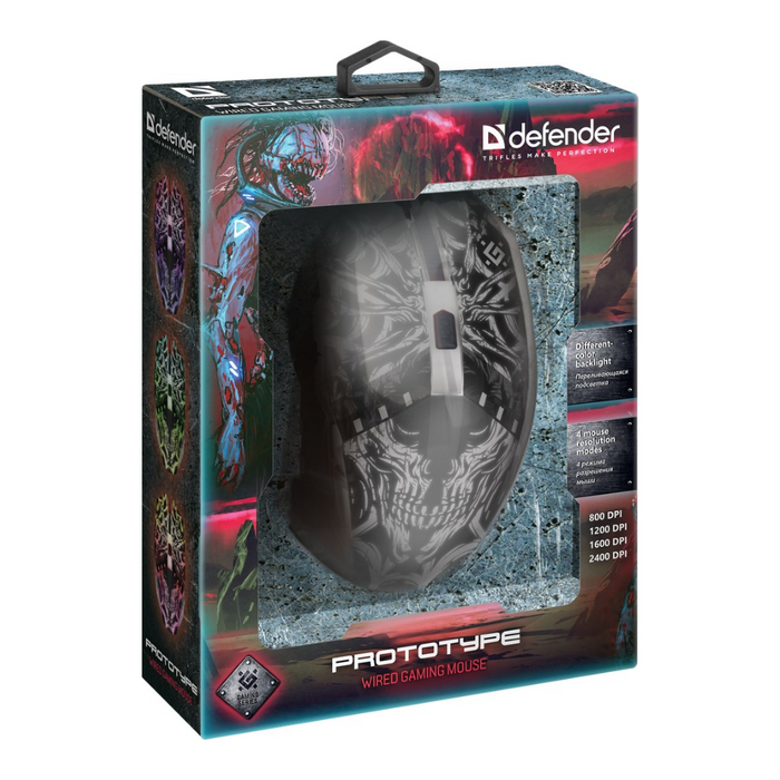 Defender GM-670L Ambidextrous Wired Gaming Mouse