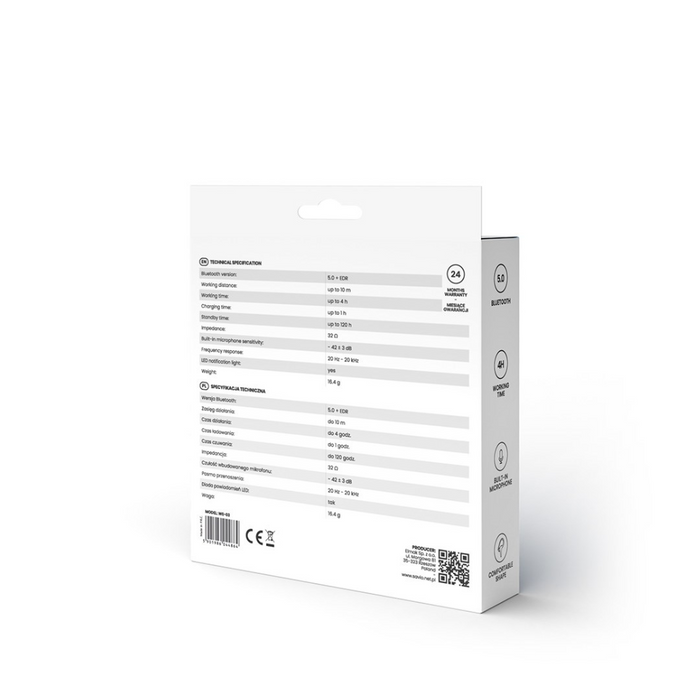 Savio WE-03 Wireless Bluetooth Earphones