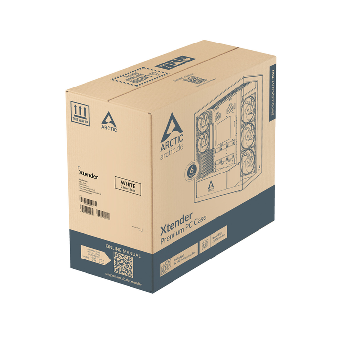 Arctic PC Case Xtender Midi Tower White