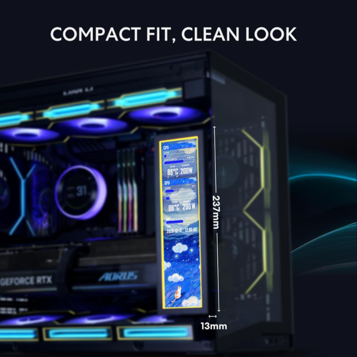 Lian Li Universal Screen Mini Monitor for PC 8.8"