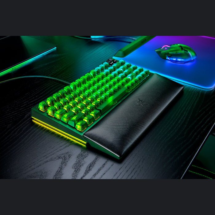 Raze Mechanical Wired Gaming Keyboard Blackwidow V4 75% Orange Tactile