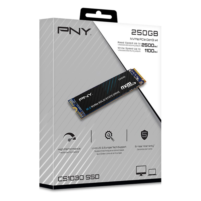 PNY SSD CS1030 NVMe M.2 250 GB