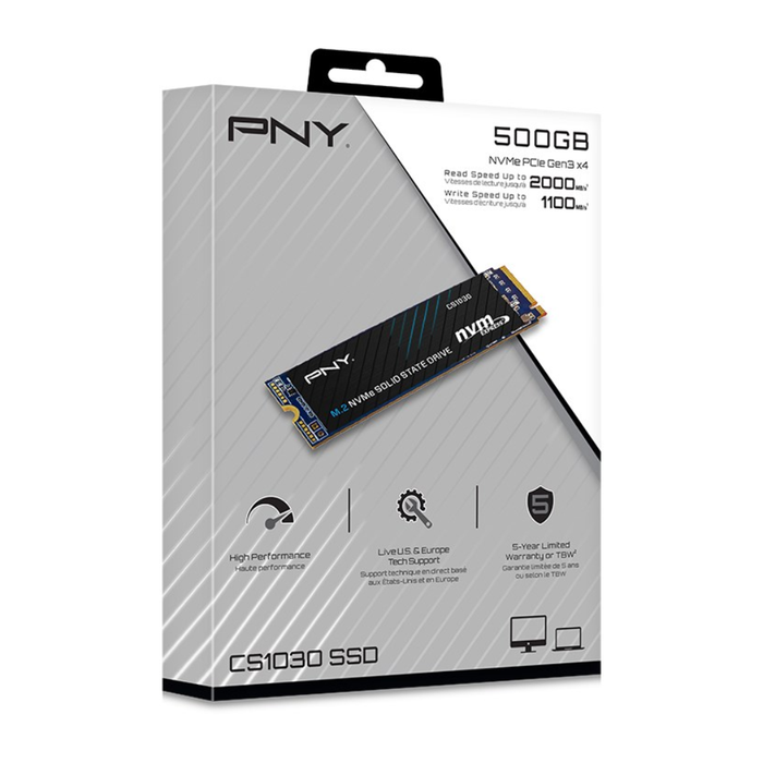 PNY SSD CS1030 NVMe M.2 500 GB