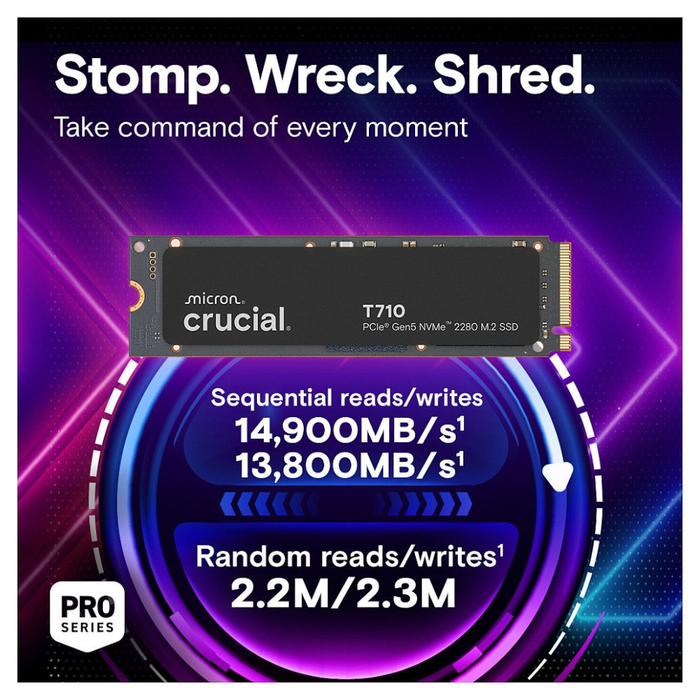 Crucial SSD T710 PCIe M.2 NVMe 1TB