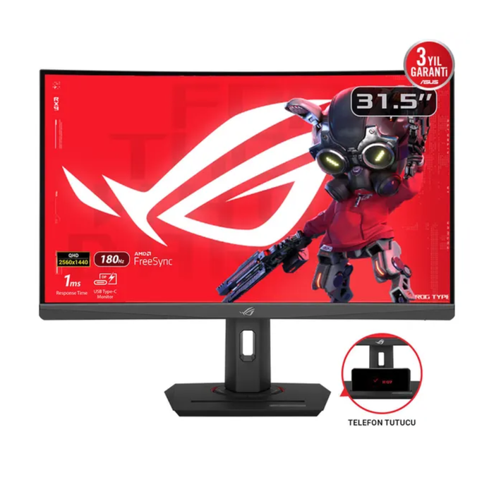 Asus Gaming Monitor ROG Strix XG32WCS 31.5" QHD 180Hz