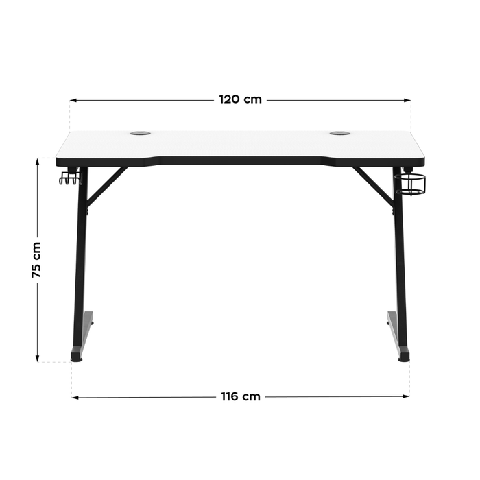 Huzaro Hero 2.5 Gaming Desk White