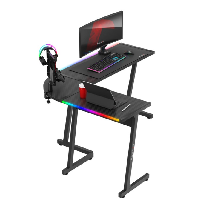 Huzaro Hero 6.0 RGB Gaming Desk Black