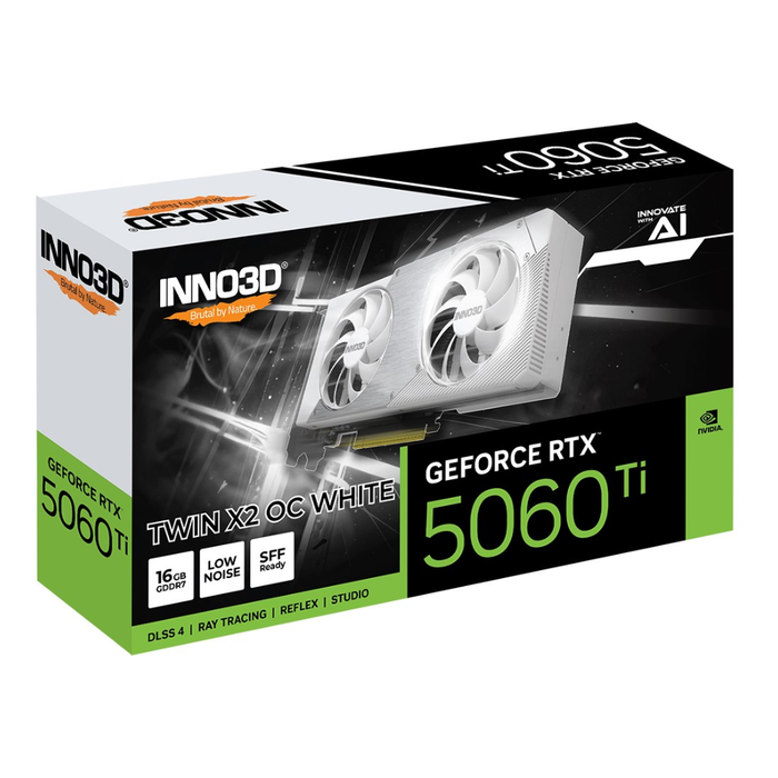 INNO3D Twin X2 GeForce RTX 5060 Ti OC 16 GB White