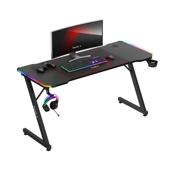 Huzaro Hero 3.3 RGB Gaming Desk Black