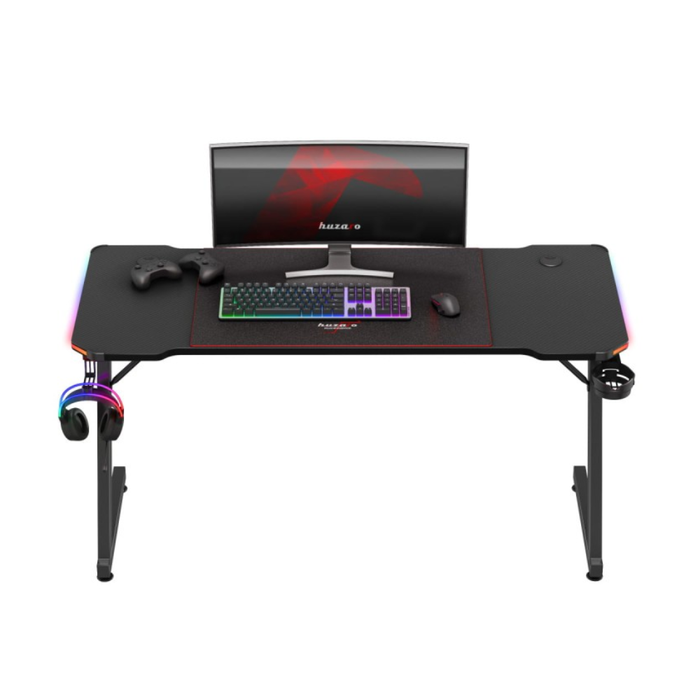 Huzaro Hero 3.3 RGB Gaming Desk Black