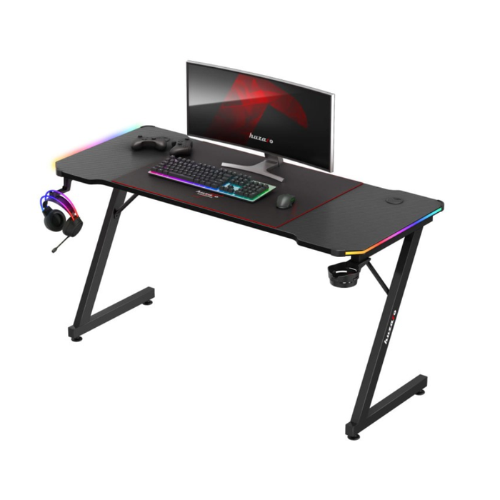 Huzaro Hero 3.3 RGB Gaming Desk Black