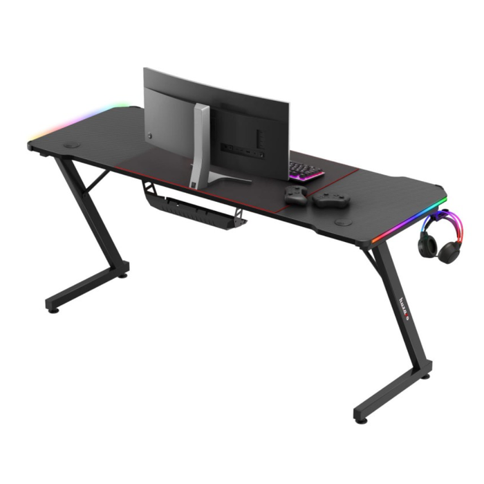 Huzaro Hero 4.8 RGB Gaming Desk Black